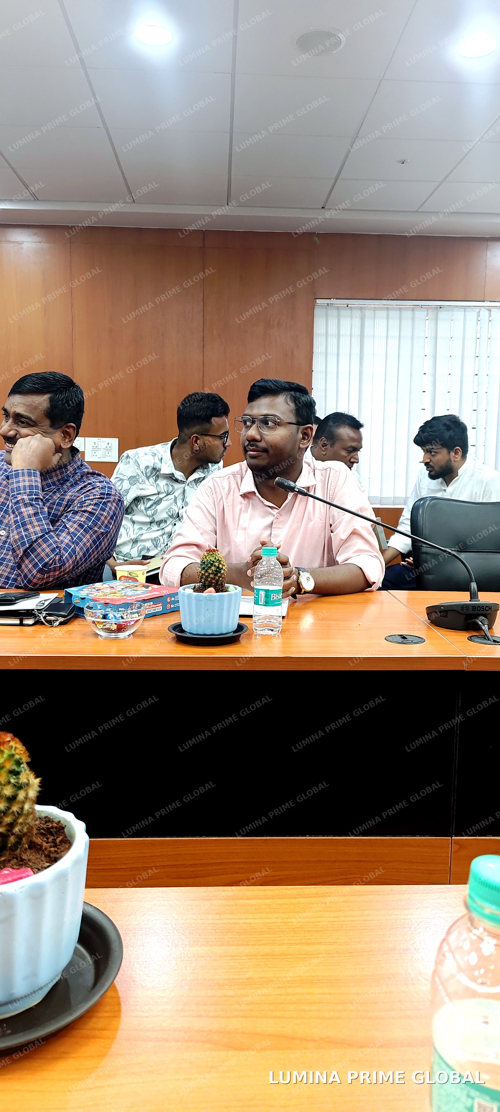 Boardroom discussion on export compliance and documentation