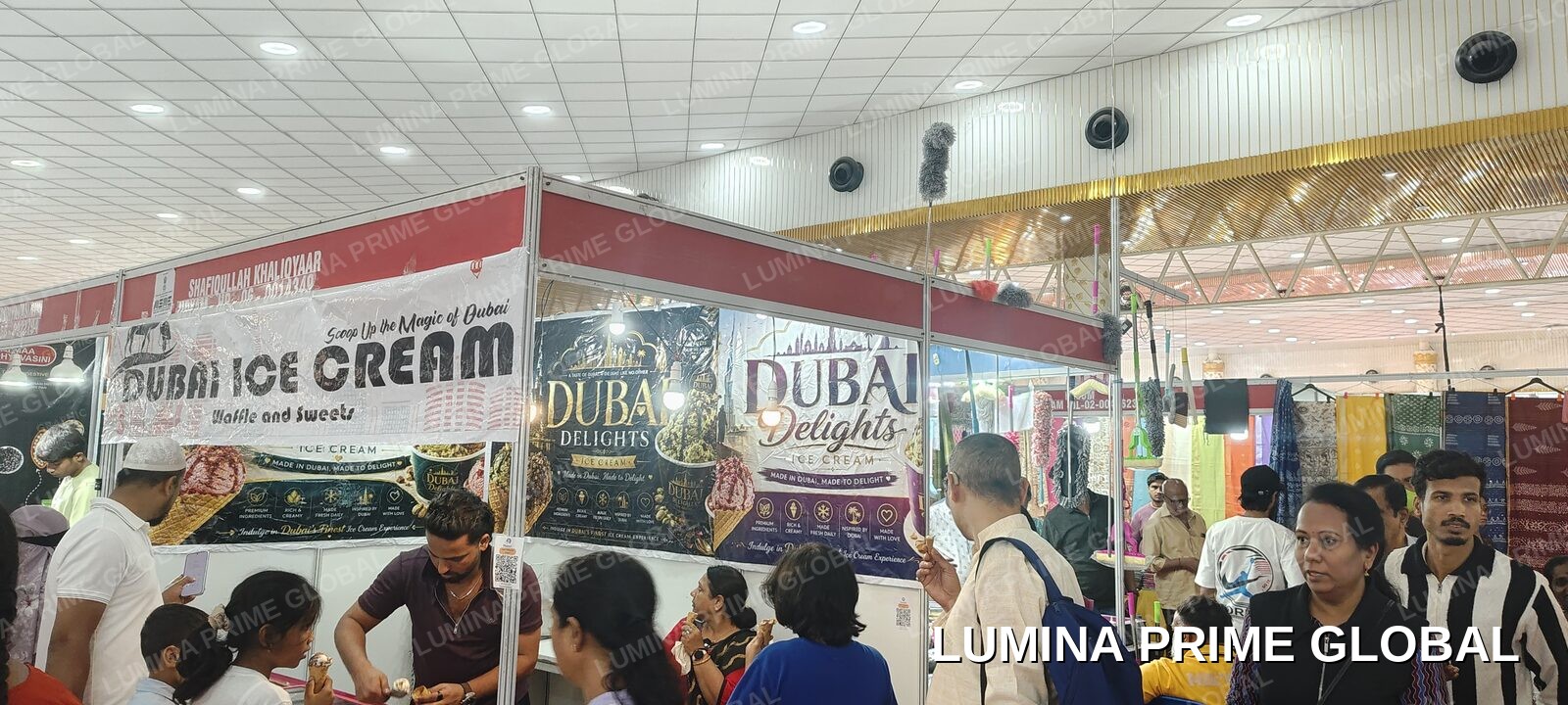 Dubai Delights ice cream pavilion