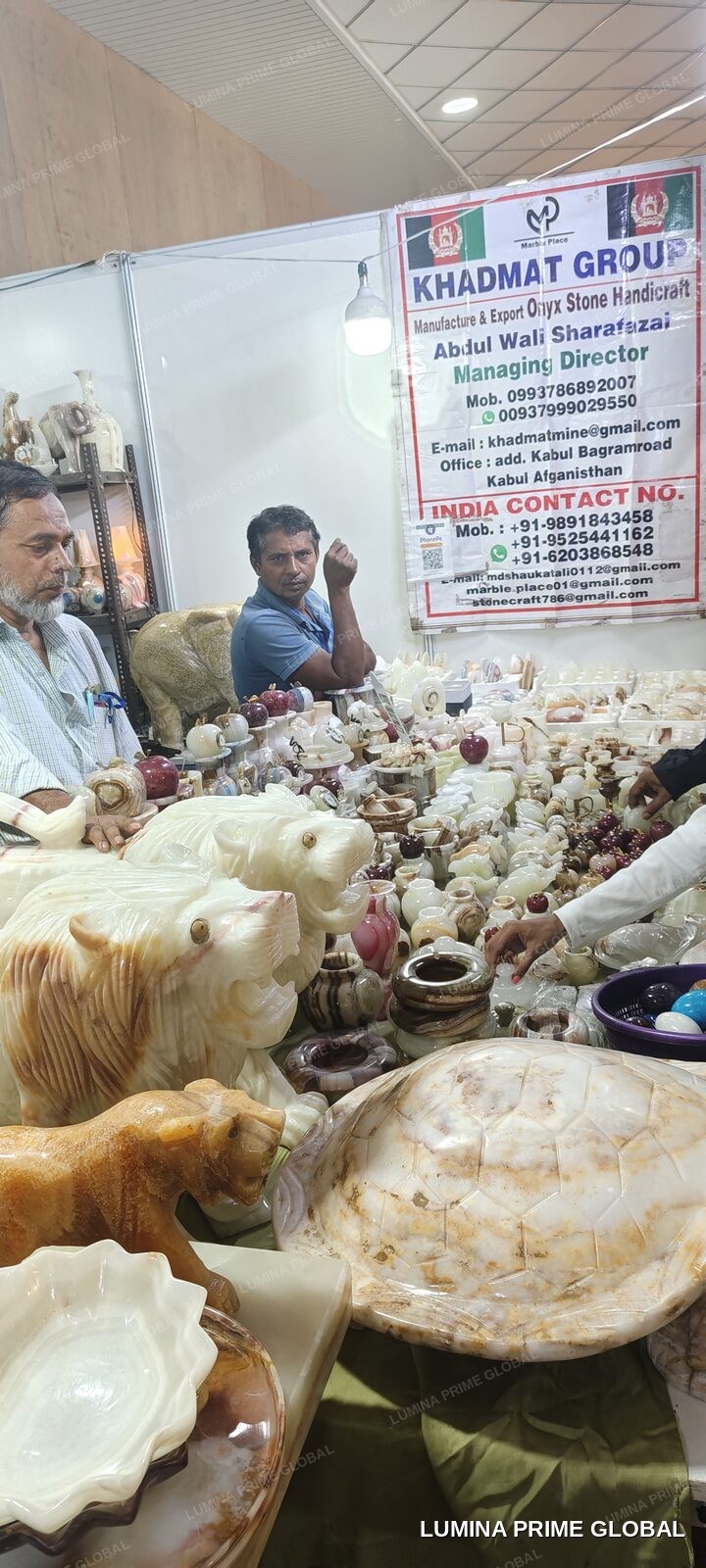 Khadmat Group — Afghan onyx stone handicraft exporters