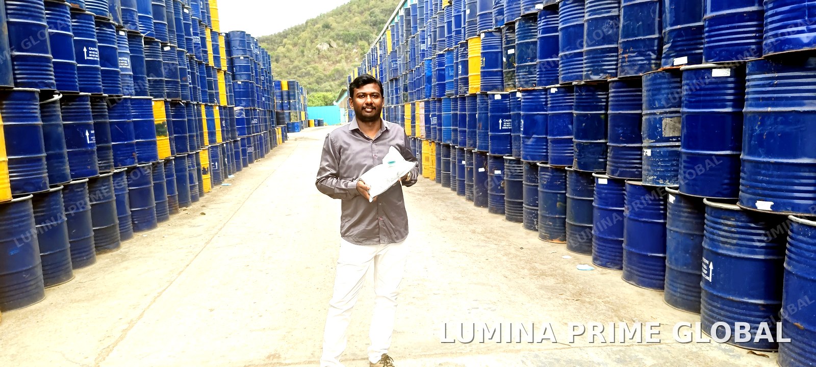 Lumina Prime Global team on a facility walkthrough